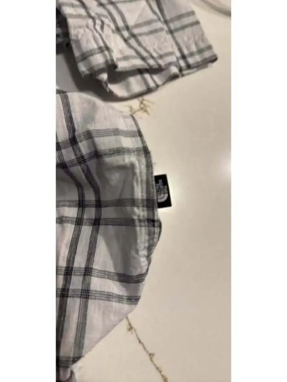The North Face Short Sleeve Plaid Button Down Shirt